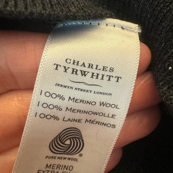 LOT OF 2! Charles Tyrwhitt Wool Vests- Gray&Navy, sz XXL - Picture 15 of 15